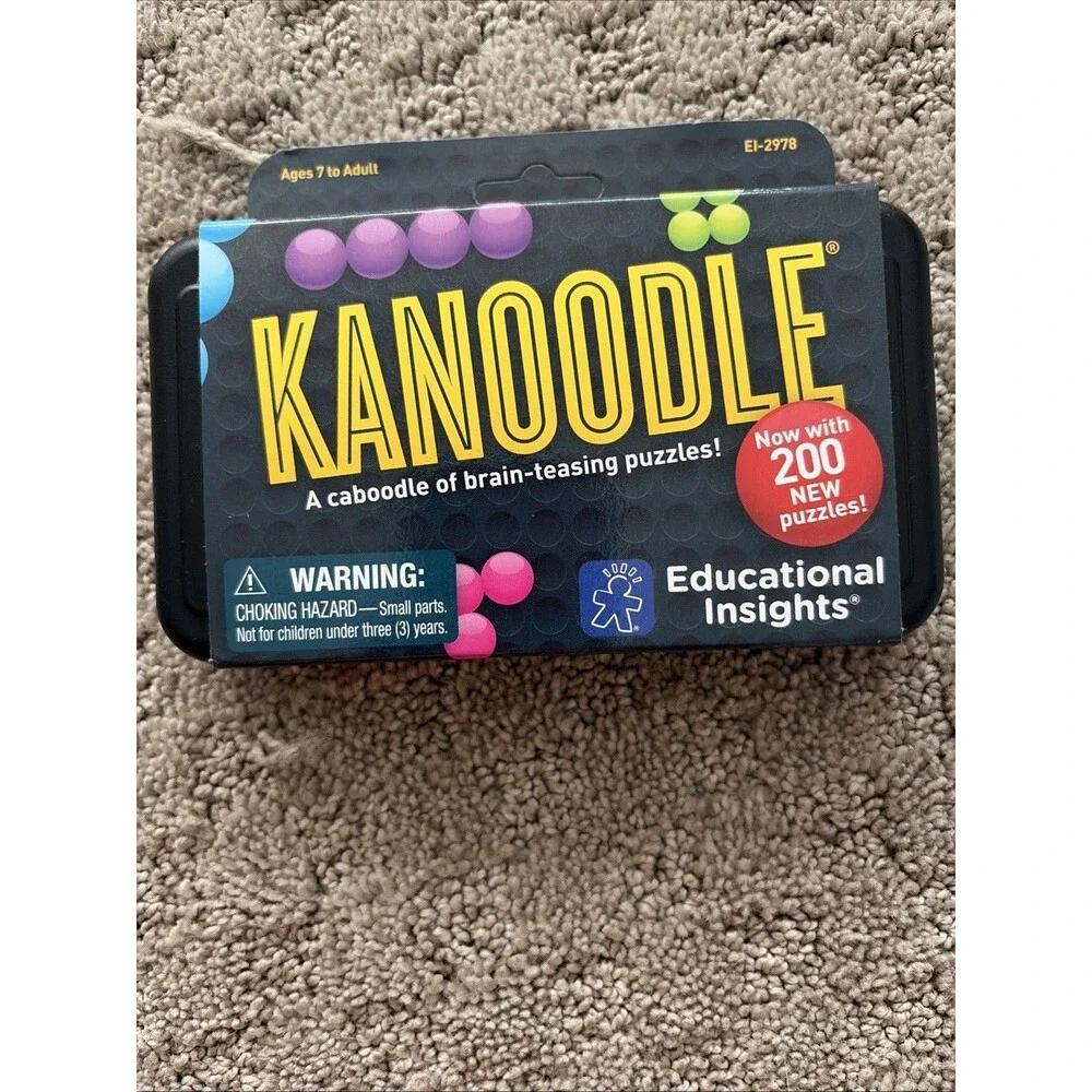 Kanoodle 3D Brain Teaser Puzzle Game, Featuring 200 Challenges, Gift for Ages 7+